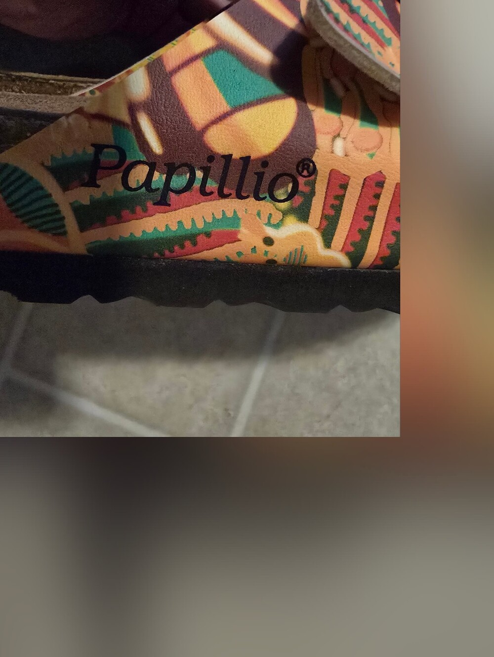 Papillio Suede Double-Buckle Sandals Size 39 - Picture 5 of 6